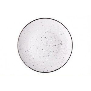 Тарелка обеденная ardesto bagheria bright white ar-2926-wgc 26 см
